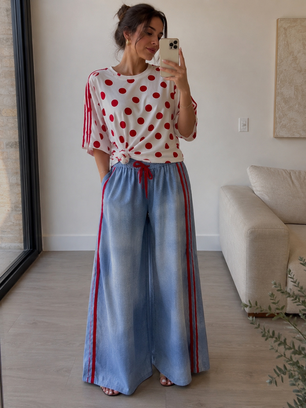 Palazzo denim