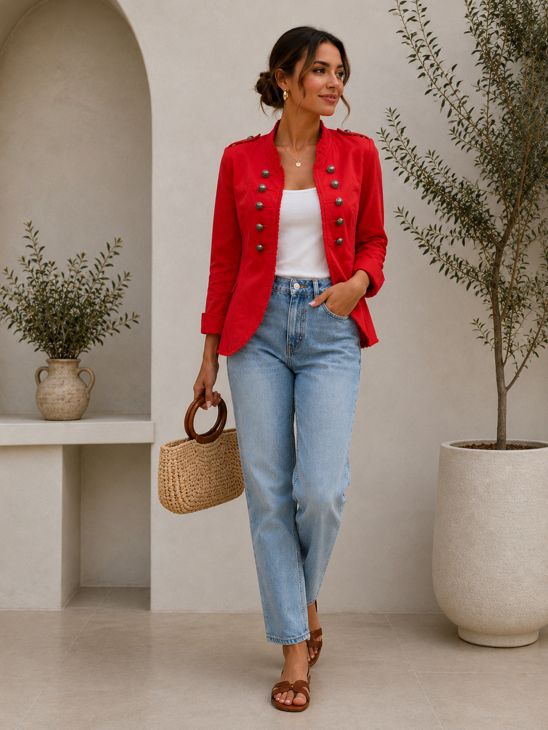 Jacket capri