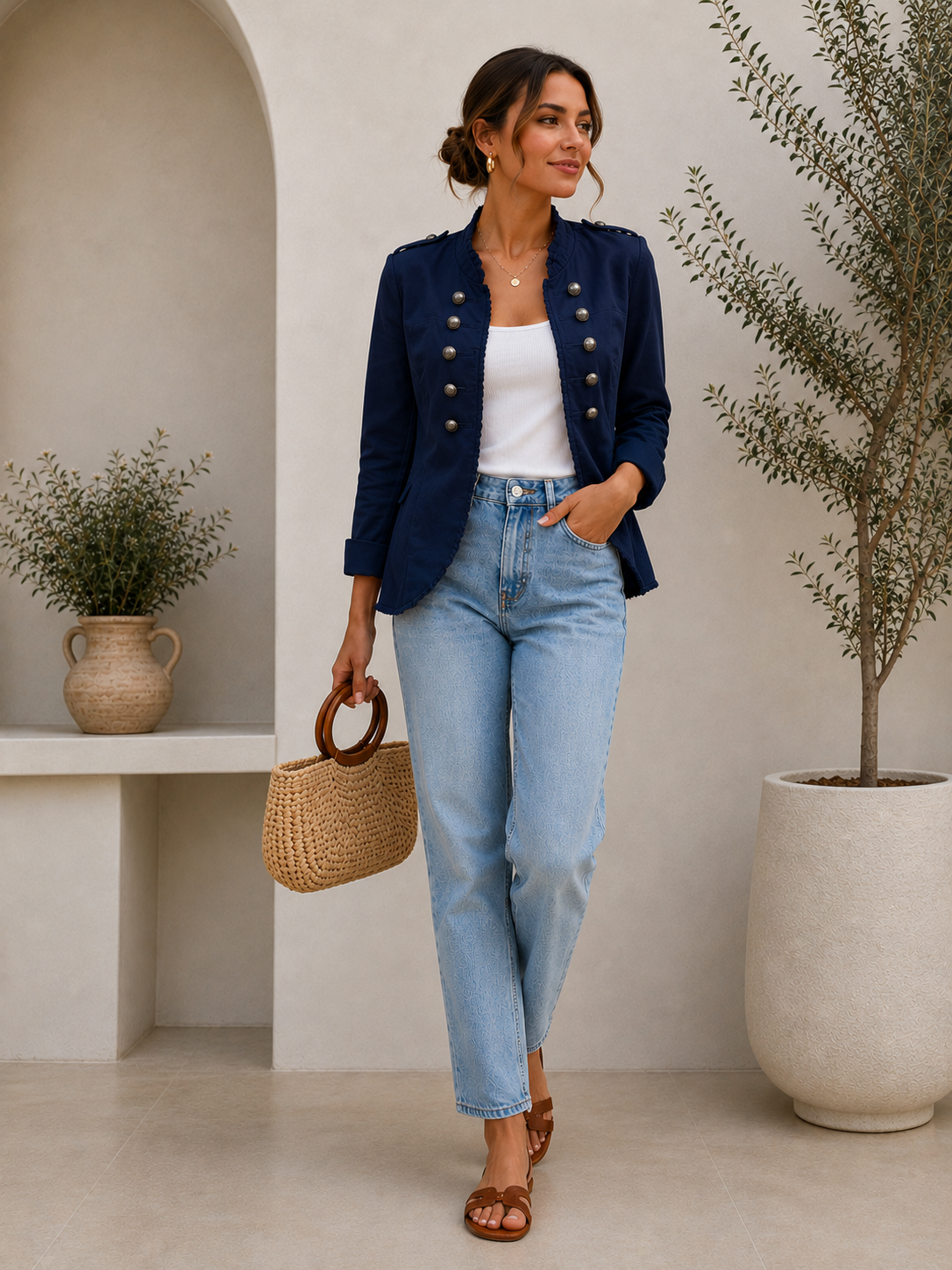 Jacket capri