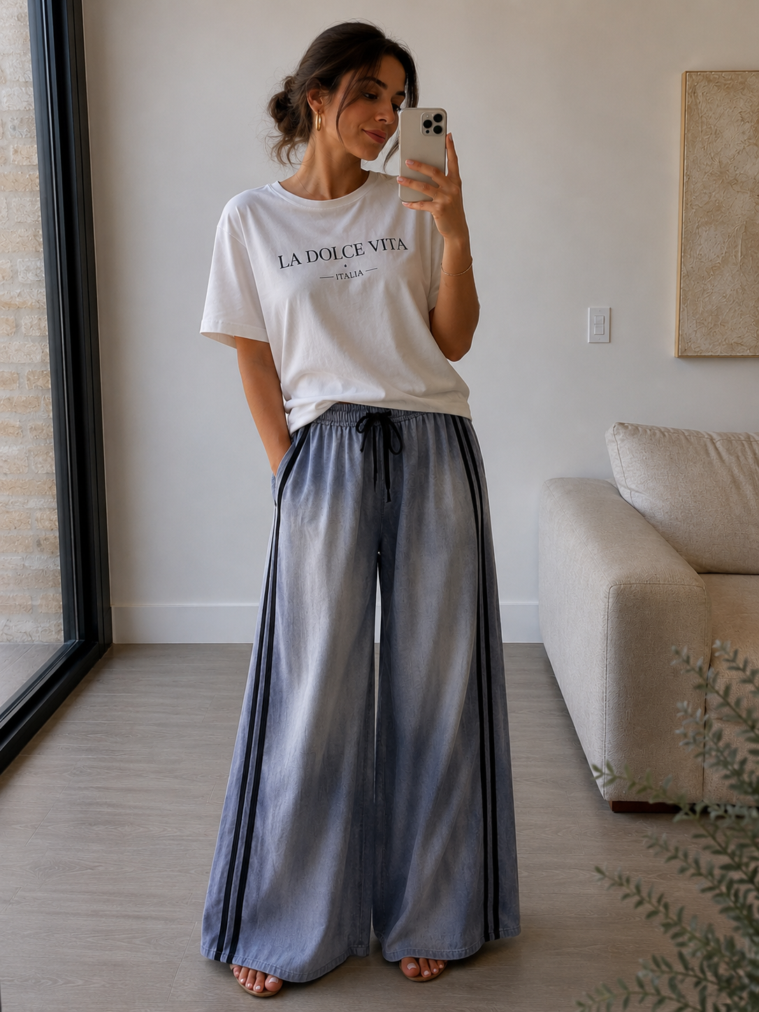 Palazzo denim