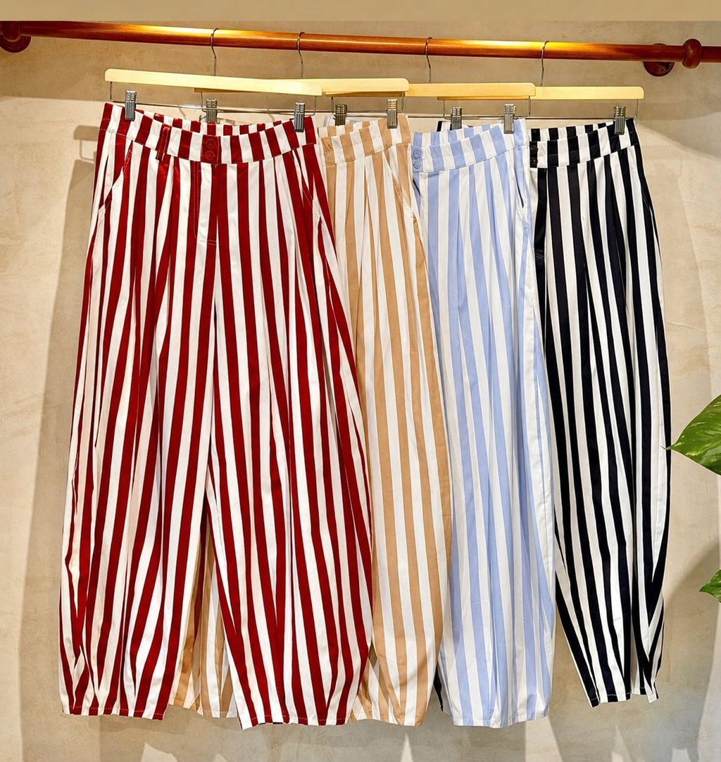 Pantalón ballon rayas